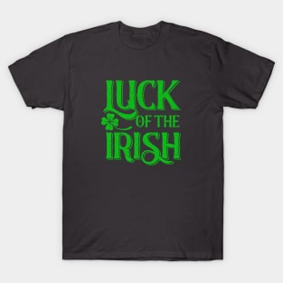 Saint Patrick Luck of the Irish Green Vintage T-Shirt